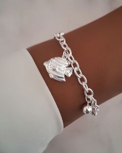 Pulsera Pesce 18-5cm Ac. Blanco 