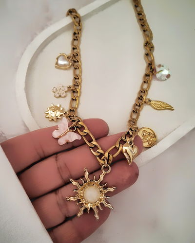 Collar Sonne 45-5cm Ac. Dorado 