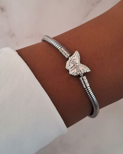 Pulsera Pandor Butterfly 18cm Plateado 