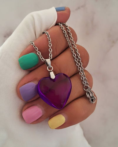 Collar Glyz Violeta 45cm Ac. Quirúrgico