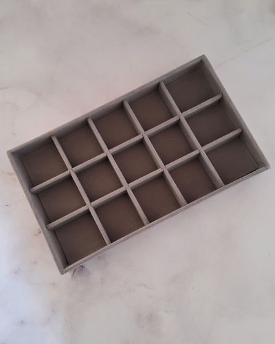 Exibidor Cubetera Gris