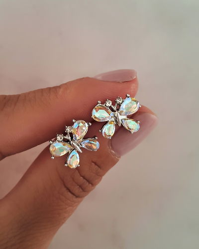 Aros Mariposa Gem Tornasol Ac. Quirúrgico 