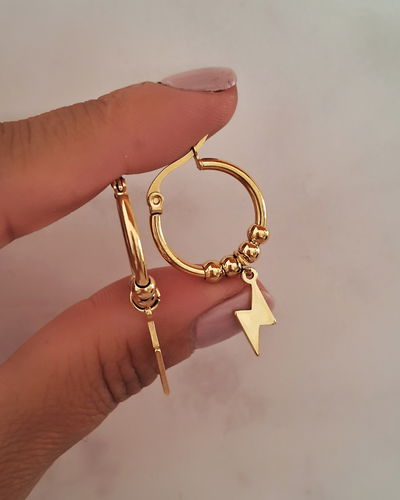 Argollas Iris Ray Ac. Dorado 