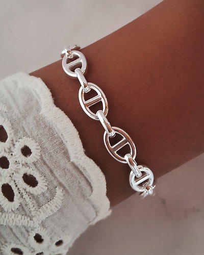 Pulsera Gucci 18-3cm Ac. Blanco 