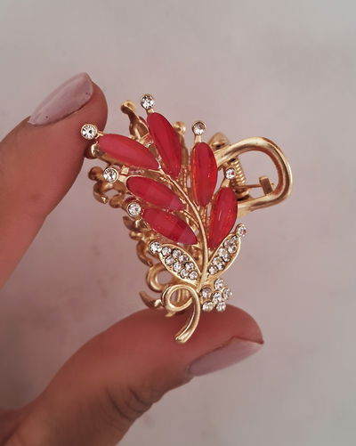 Broche Laurelia Fucsia 