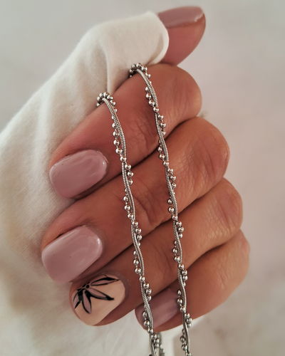 Collar Doble Intrelazada 40-5cm Ac. Quirúrgico 