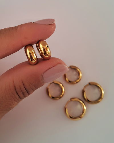 Argollas Cami (Elegir Medida) Ac. Dorado 