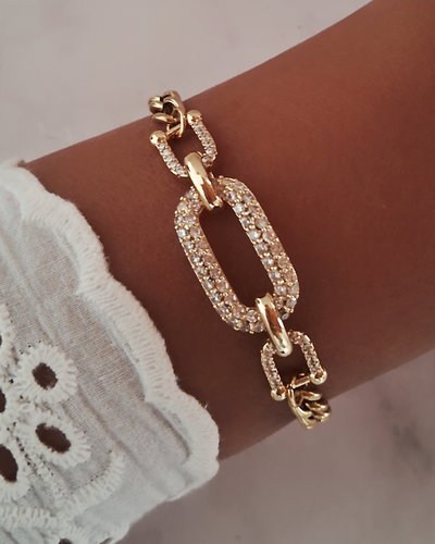 Pulsera Tiffany 18-3cm Ac. Dorado 