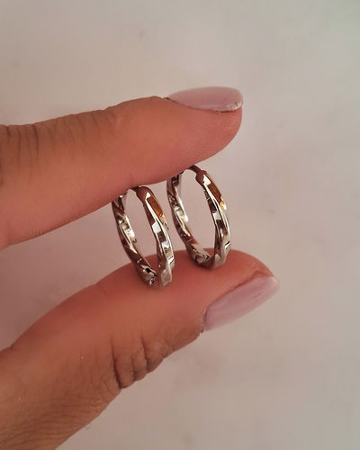 Argollas Torzadas 1,5cm Ac. Quirúrgico 