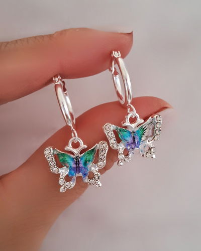 Argollas Flyve Azul Ac. Blanco 