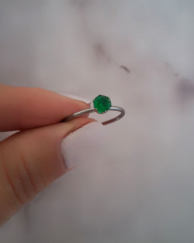 Anillo Point Verde Ac. Quirúrgico 