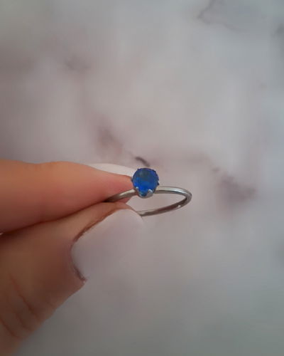 Anillo Point Azul Ac. Quirúrgico 