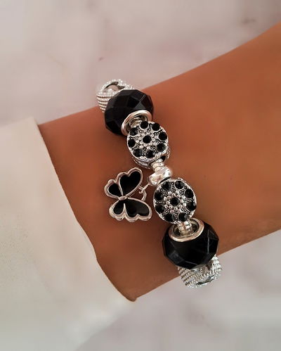 Pulsera Monarch 18cm Ac. Blanco 