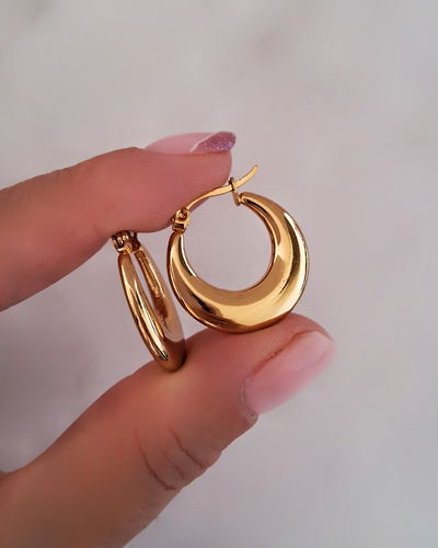 Argollas Liz 2,5cm Ac. Dorado 