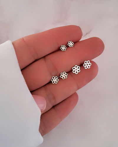 Aros Abridor Margaritas Ac. Blanco 