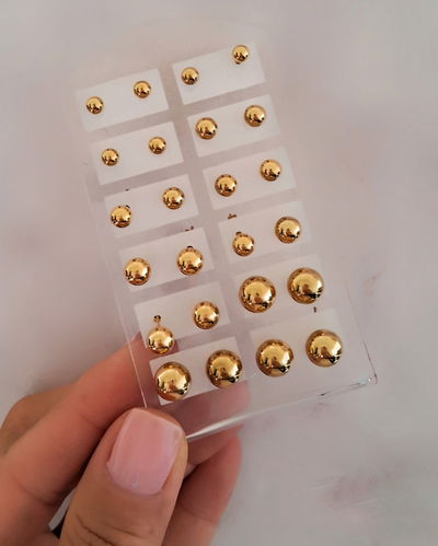 Aros Bou Blister x12 Ac. Dorado 