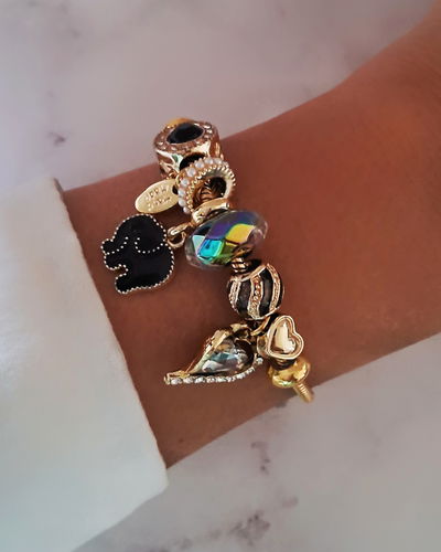 Pulsera Elefante 18-3cm Ac. Dorado 