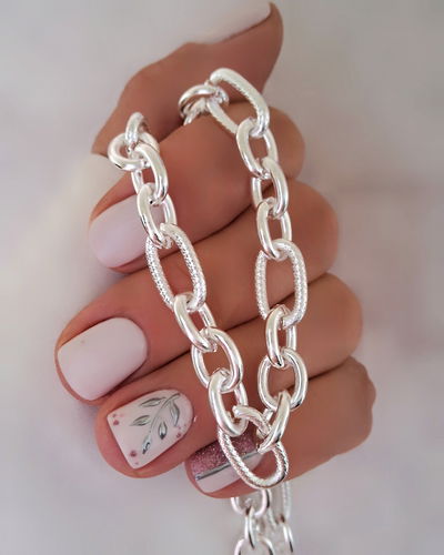 Collar Brisa 40-5cm Ac. Blanco 