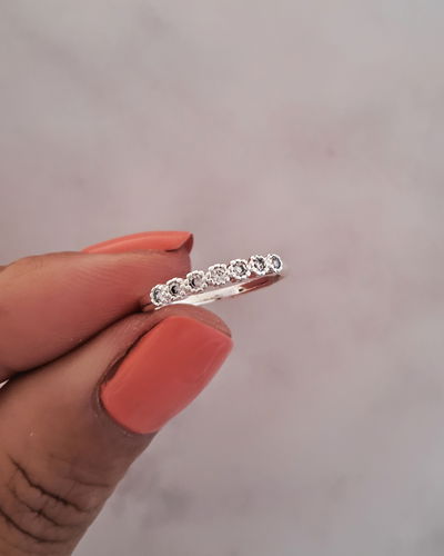 Anillo Midi Zircon Ac. Blanco 