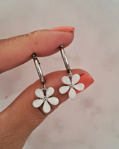 Argollas Fiore Blanco Ac. Quirúrgico 