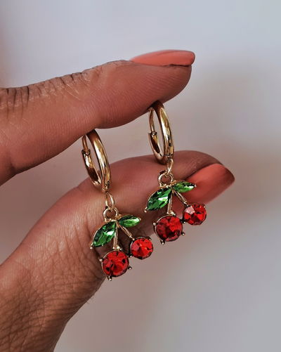 Argollas Cherry Cubik Ac. Dorado 