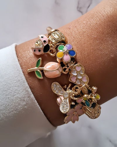 Pulsera Tulipan Ac. Dorado 