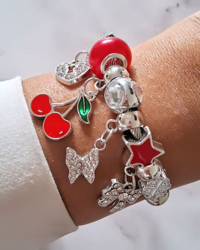 Pulsera Cherry Ac. Quirúrgico 