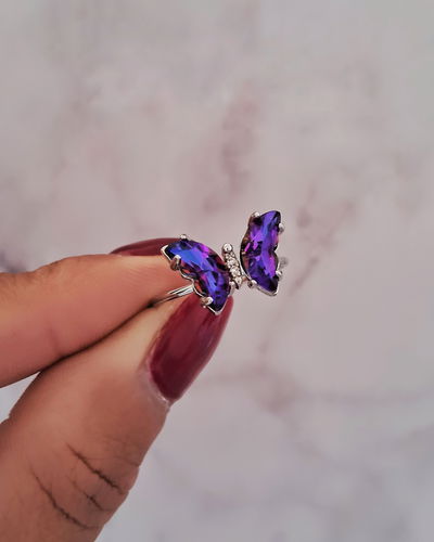 Anillo Gleam Violeta Ac. Quirúrgico 