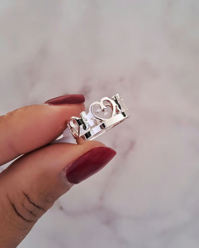 Anillo Amour Ac. Blanco 