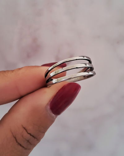 Anillo Three Lines Ac. Quirúrgico 
