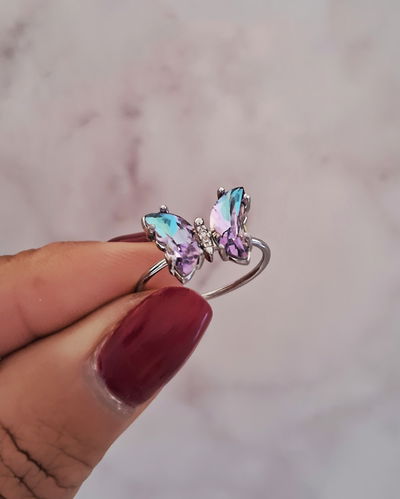 Anillo Gleam Lila Ac. Quirúrgico 