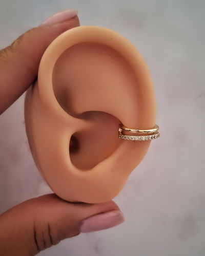 Earcuff Elaia Glow Ac. Dorado 