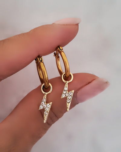 Argollas 1,5cm Trueno Ac. Dorado 