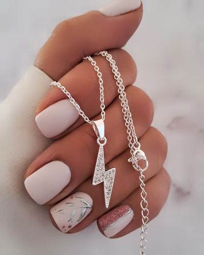 Collar Rayo Shine 45-5cm Ac. Blanco 