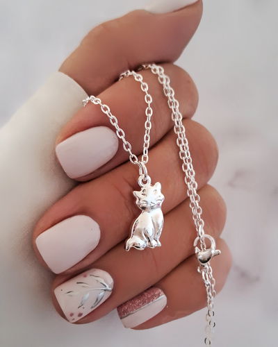 Collar Minou 50cm Ac. Blanco 
