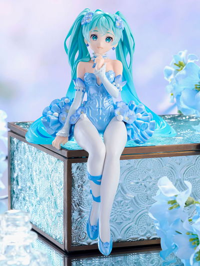 Vocaloid Hatsune Miku (Flower Fairy Nemophila Pail Blue Color Ver.) Noodle Stopper Figure