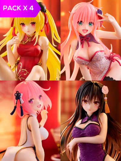 Pack de 4 figuras To Love-Ru Darkness Desktop Cute TAITO