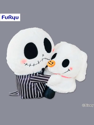 Tim Burton's The Nightmare Before Christmas FukuFuku Pair Plushies 25cm