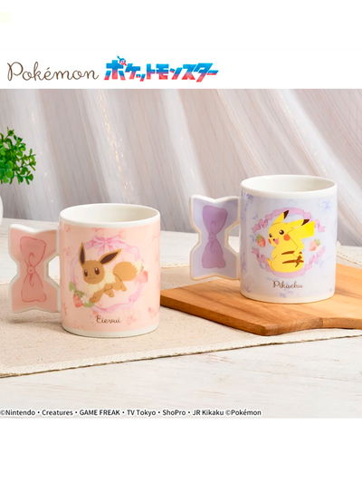 2 Tazas Originales Pokemon - Pikachu ＋Gengar - Platinum Zakka Mug Cup (Purple)
