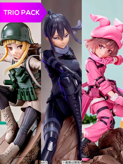 Sword Art Online Alternative: Gun Gale Online II Luminasta Pitohui + LLENN + Fukaziroh
