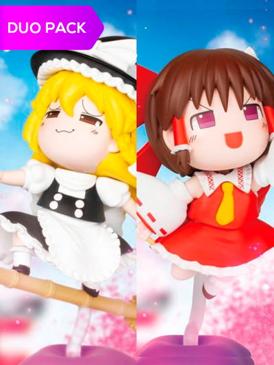 Touhou Project Reimu Hakurei + Marisa Kirisame - Slow-Paced Style Deformed Figure