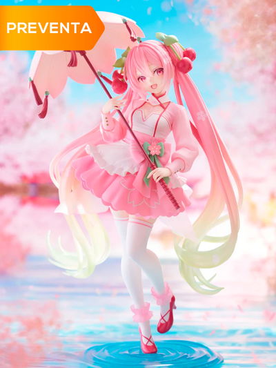 Hatsune Miku - Sakura Miku AMP＋ Figura (Sakura Dress Ver.)