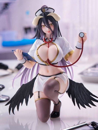 Overlord Desktop Cute Albedo (Nurse Ver.) Figura