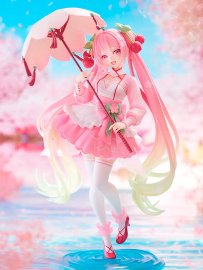 Hatsune Miku - Sakura Miku AMP＋ Figura (Sakura Dress Ver.)