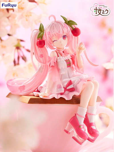 Vocaloid Sakura Miku (2025 Wink Ver.) Noodle Stopper Figura