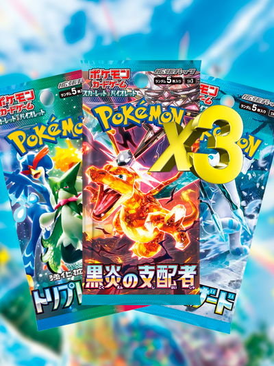 x3 Pokemon TCG - Scarlet & Violet - Obsidian Flames / Snow Hazard / Triplet Beat