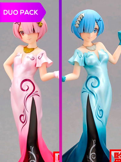 ReZero Glitter & Glamours Ram Another Color + ReZero Glitter & Glamours Rem Another Color