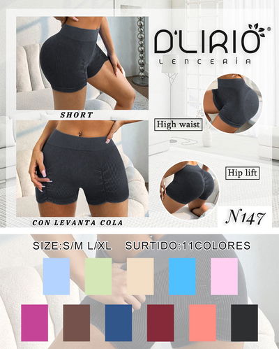 Calza Push Up con frunce frontal