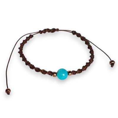 Pulsera Trenzada Ágata Turquesa | Calma y Protección