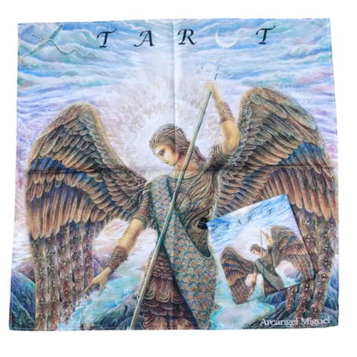 Paño de Tarot ARCANGEL MIGUEL 70x70cm